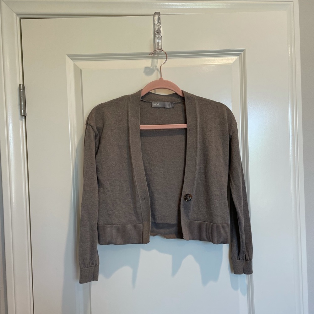 ASOS Taupe Cardigan